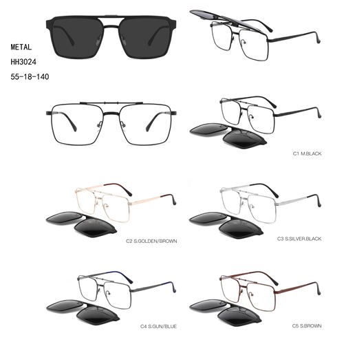 Metal Fashion Clip Glasses Sunglasses Polarized Li ser W3483024
