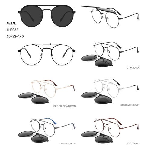 Metalne modne polarizirane sunčane naočale Clip On W3483032