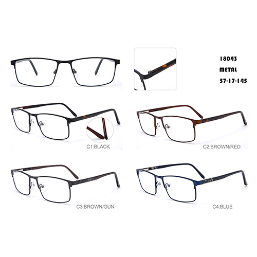 نظارات بإطار زجاجي معدني W35418044
