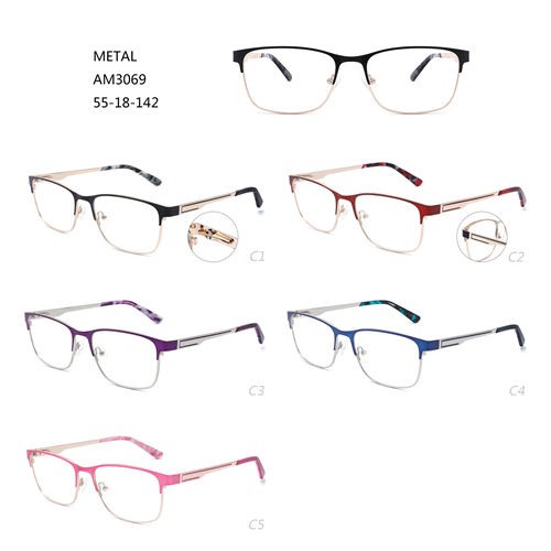 Метални оптички рамки Очила за очи Модни очила за очи Специјални W3483069