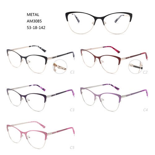 Fém speciális optikai keretek szemüvegek divatos szemüvegek W3483085