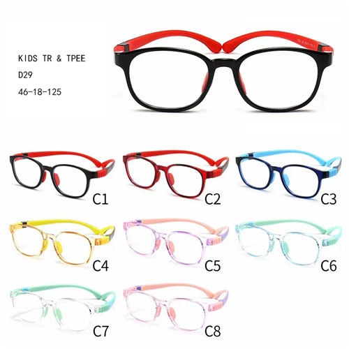 Montures De lunettes Kids Flexible TR ଏବଂ TPEE T52729 |