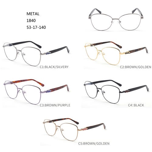 New Design Direct Sale Eyeglass Frames Metal Eyewear W3541840