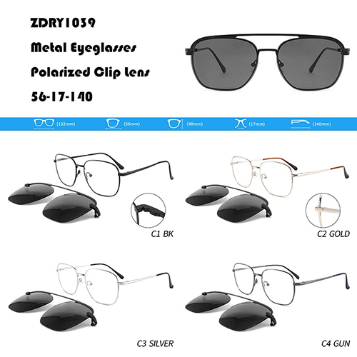 Clipuri metalice la modă în aer liber pentru ochelari de soare W3551039