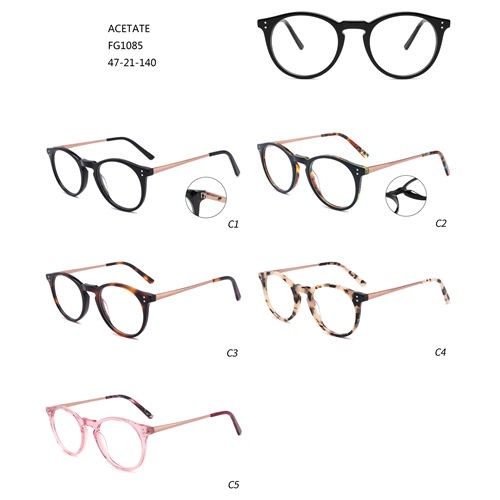 أزياء كبيرة الحجم تصميم جديد Montures De Lunettes نظارات أسيتات W3551085