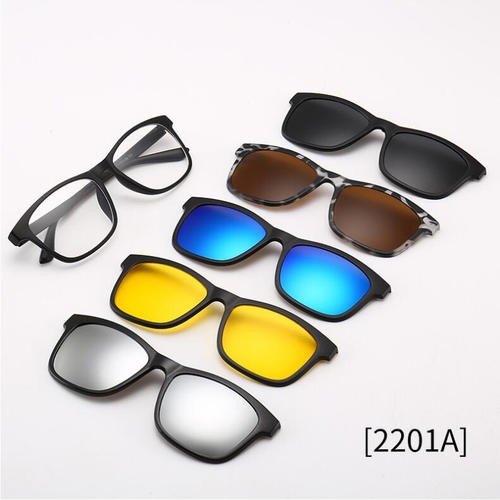 PC Clips On Sunglasses 5 In 1 T5252201