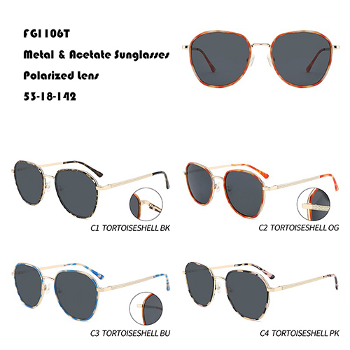 Solbriller med mønsterramme W3551106T
