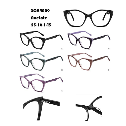 I-Cat Eye Acetate Glasses Frame eqondene nawe W34884009