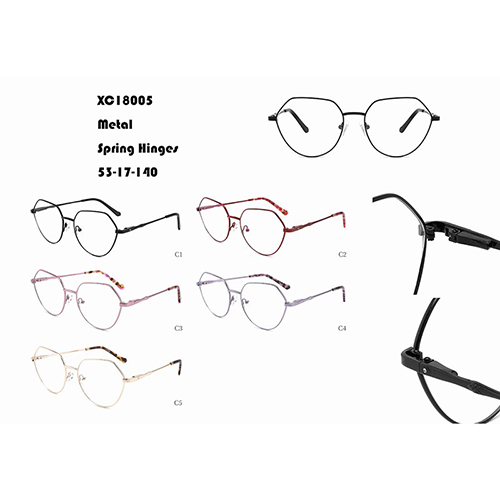 Personalizuoti daugiakampiai metaliniai akiniai W34818005