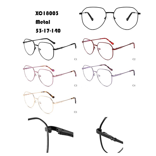 Kişiselleştirilmiş çokgen Gözlük Çerçevesi Stokta Mevcut W34818003