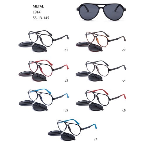 Clipes de última moda em óculos de sol Piloto colorido da moda da Amazon com venda imperdível W3551914