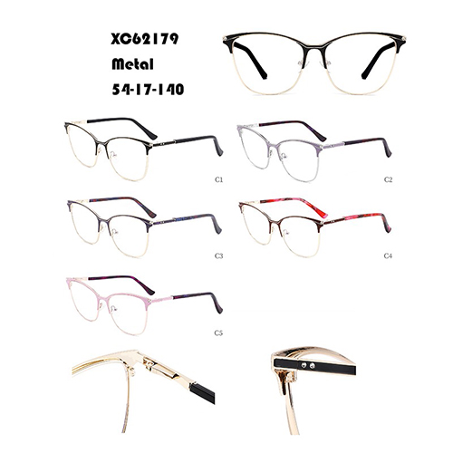 I-Pink Metal Glasses Frame W34862179
