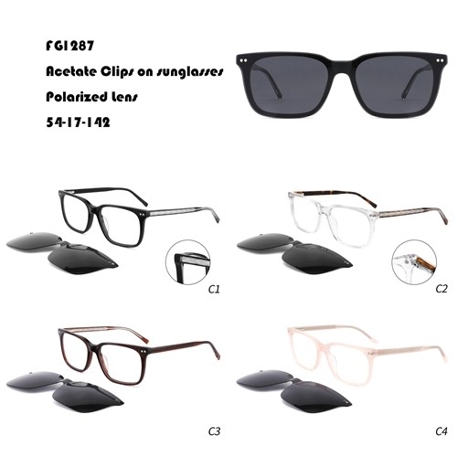 Поляризованные солнцезащитные очки с клипсой W3551287