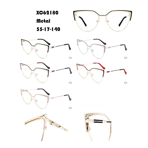 Montatura per occhiali in metallo viola W34862180