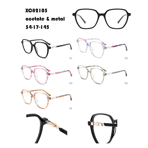 Kornizë e rregullt e syzeve me acetat W34882105