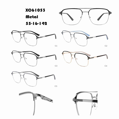 Silver Metal Frame Glasses W34861053