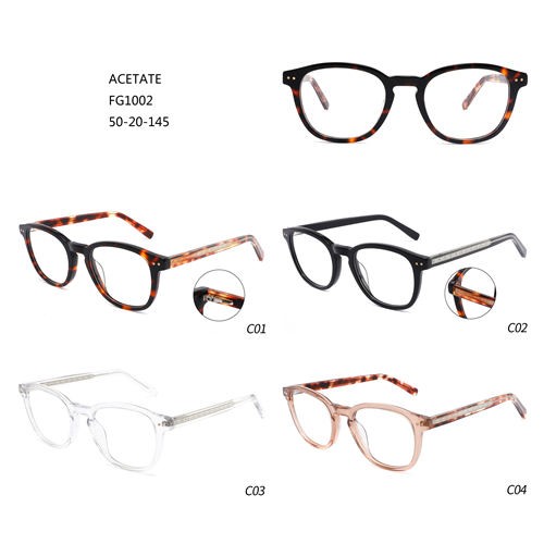Special Double Color Montures De Lunettes Hot Sale Eyeglasses W3551002