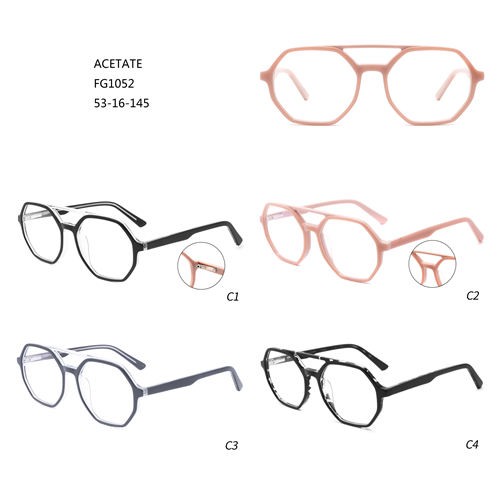 Prezz Tajjeb Speċjali Oversize De Lunettes Acetate Hot Sale Eyeglasses W3551052