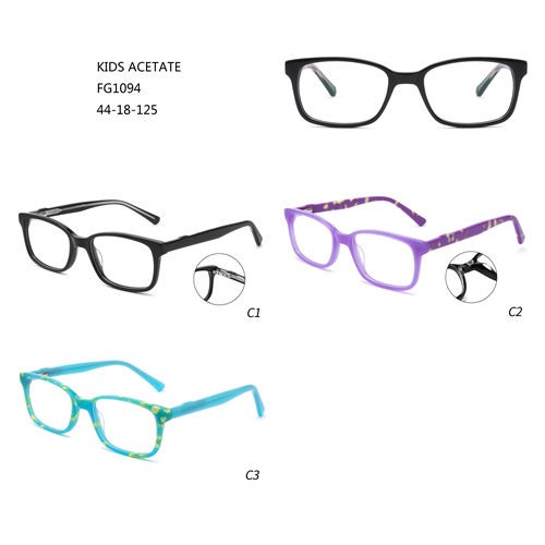Square Colorful Kids Fashion Good Price Eyeglasses Montures De Lunettes W3551094