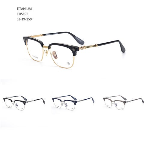 Square Fashion Titanium Nakhshad Cusub Lunettes Solaires Eyewear S4165192