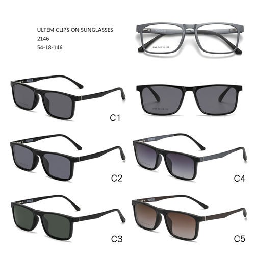 Square Good Price Ultem Clip On Sunglasses W3452146