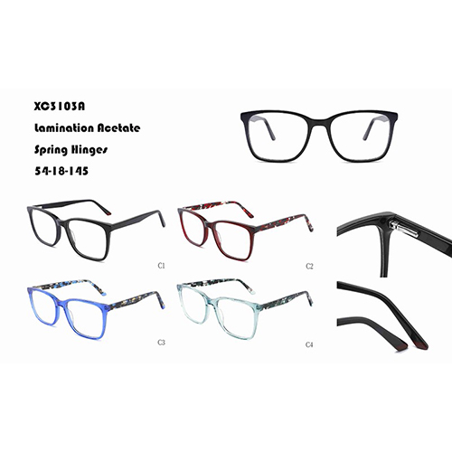 Square Laminated Acetate Eyeglasses W3483103A