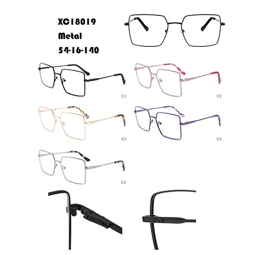 स्क्वायर लार्ज फ्रेम चश्मा फ्रेम स्टॉक W34818019 में