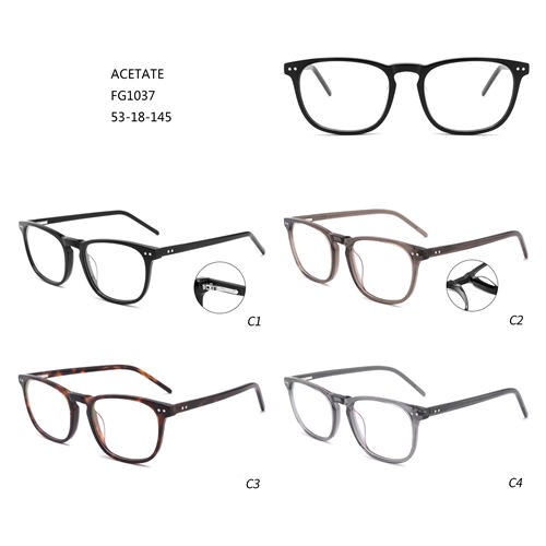 Square Oversize Montures De Lunettes Acetate Good Price Eyeglasses W3551037