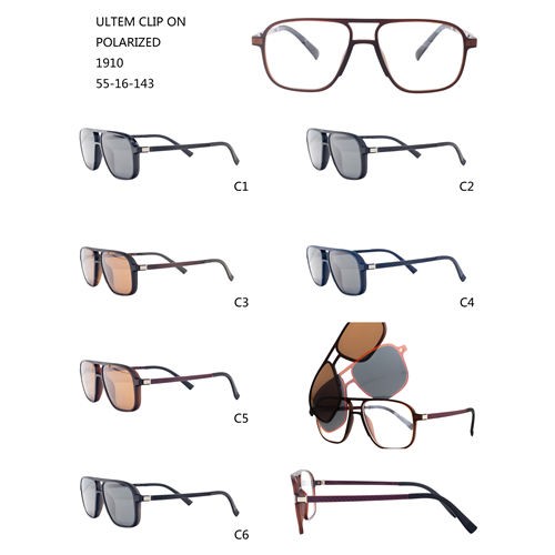 Square Oversize Ultem Luxury Hot Sale Clips On Sunglasses W3551910
