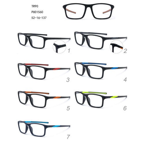 Τετράγωνα αθλητικά γυαλιά TR90 Νέας σχεδίασης Colorful Fashion W34501560