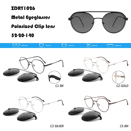 Studentské kovové klipy na sluneční brýle W3551026