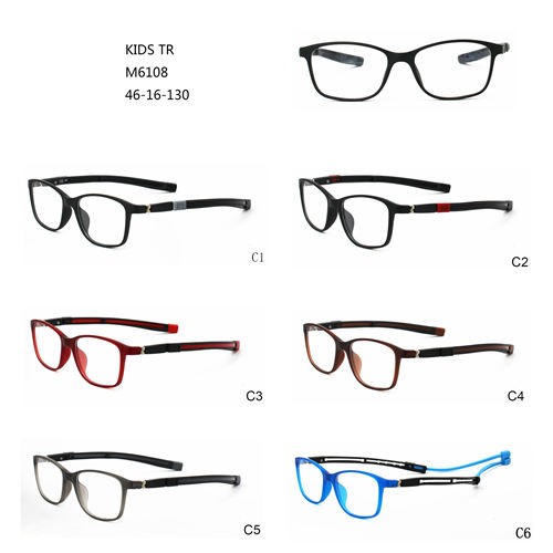 TR แว่นตาเด็กดีไซน์ใหม่สีสันสดใส Montures De Lunettes W3456108