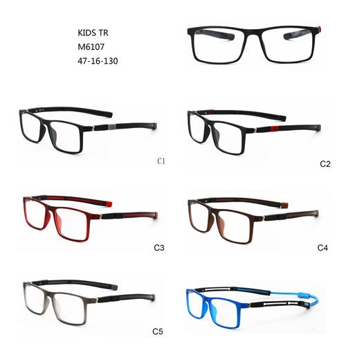 TR Square Kids Eyeglasses Colorful New Design Montures De Lunettes W3456107