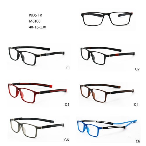 TR Square New Design Παιδικά γυαλιά πολύχρωμα Montures De Lunettes W3456106
