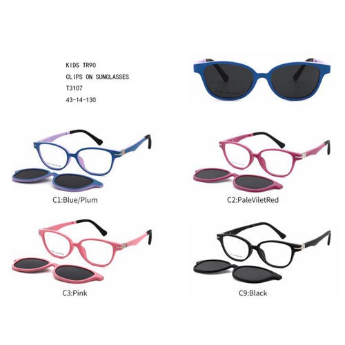 TR90 Kids Colorful Clips On Sunglasses New Design W3453107