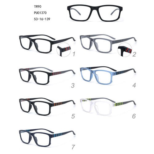 TR90 kvadratiniai spalvingi madingi sportiniai akiniai naujo dizaino W34501370