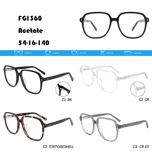 Trendiga män Acetate glasögon W3551360