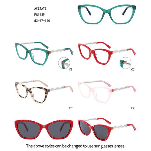 Women Colorful Lunettes Solaires Acetate Fashion Good Price W3551139