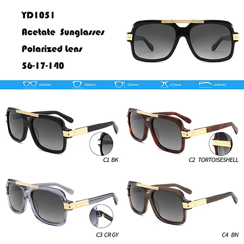 Óculos de sol de acetato femininos personalizados W3551051