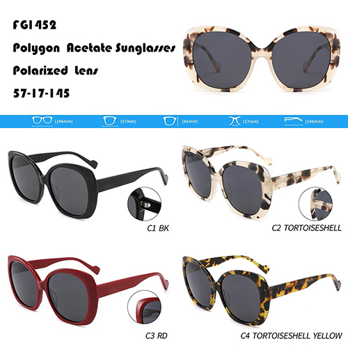 Women Personalized Acetate Sunglasses Wholesale W3551452