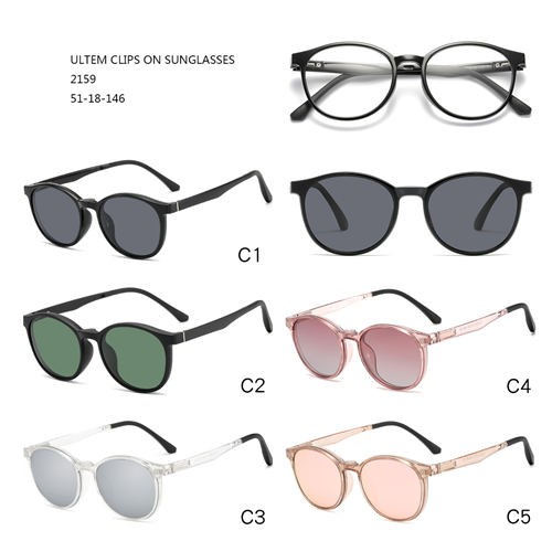 Women Ultem Good Price Colorful Clip On Sunglasses W3452159