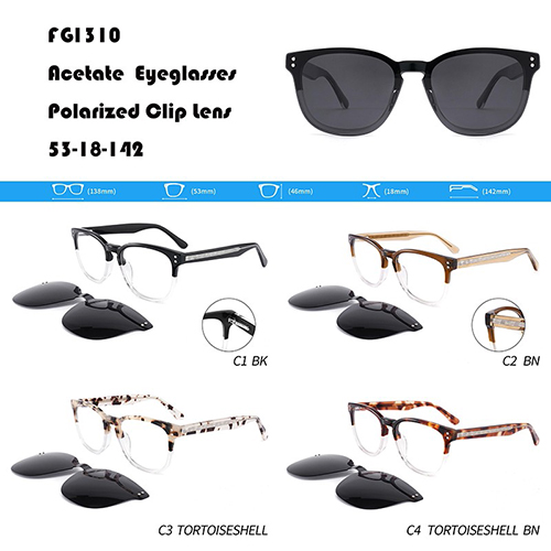 Acetate Clips On Sunglasses Wholesale W3551310