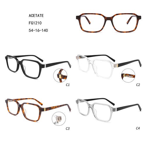 Acetate Fashion 2021 New Design Gafas Square W3551210