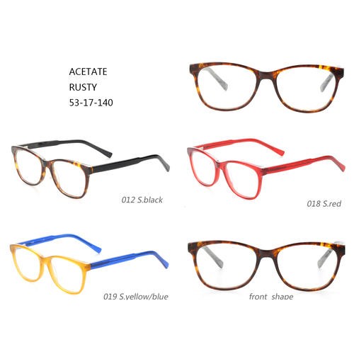Acetate Optical Frames Eyeglasses W310RUSTY