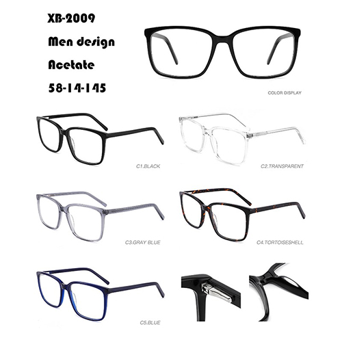 Big Frame Acetate Glasses Supplier W3712009
