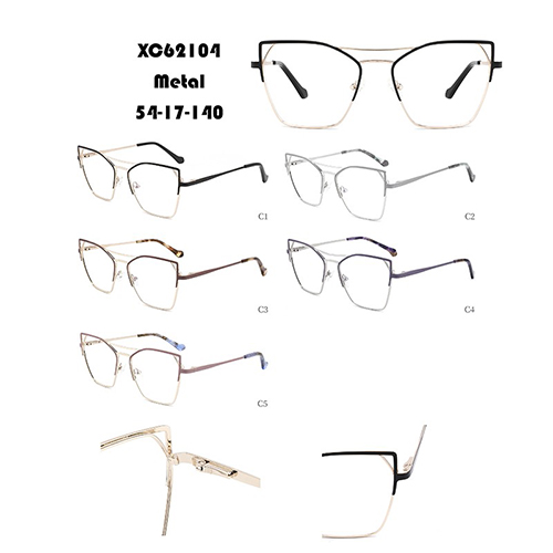 Cat Eye Double Beam Metal Optical Frame Manufacturer W34862104