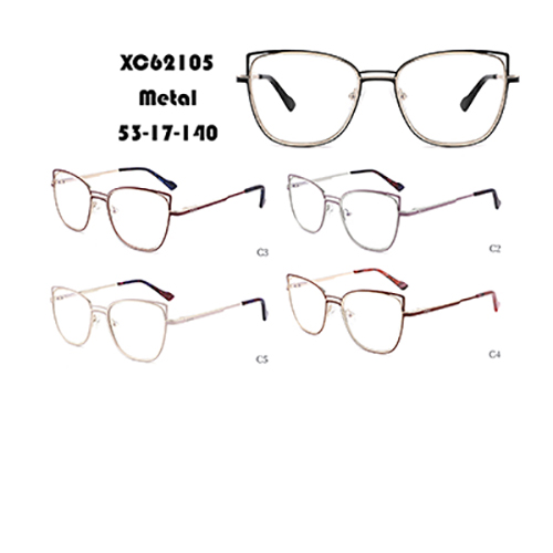 Cat Eye Two-color Metal Optical Frame W34862105