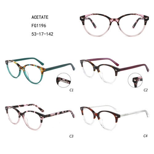 Cat Good Price Acetate Gafas Double Colorful Fashion Women W3551196