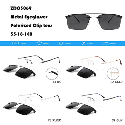 China Metal Clips On Sunglasses W3553069