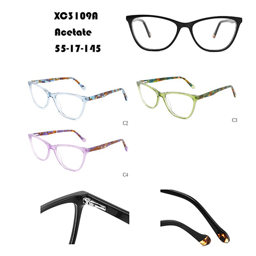 China Ultra-light Acetate Optical Frame W3483109A